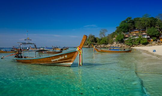 Kina, Thailand, Khao Sok och Phi Phi öarna