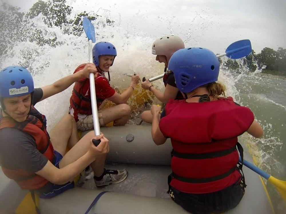 White water rafting i Amazonas