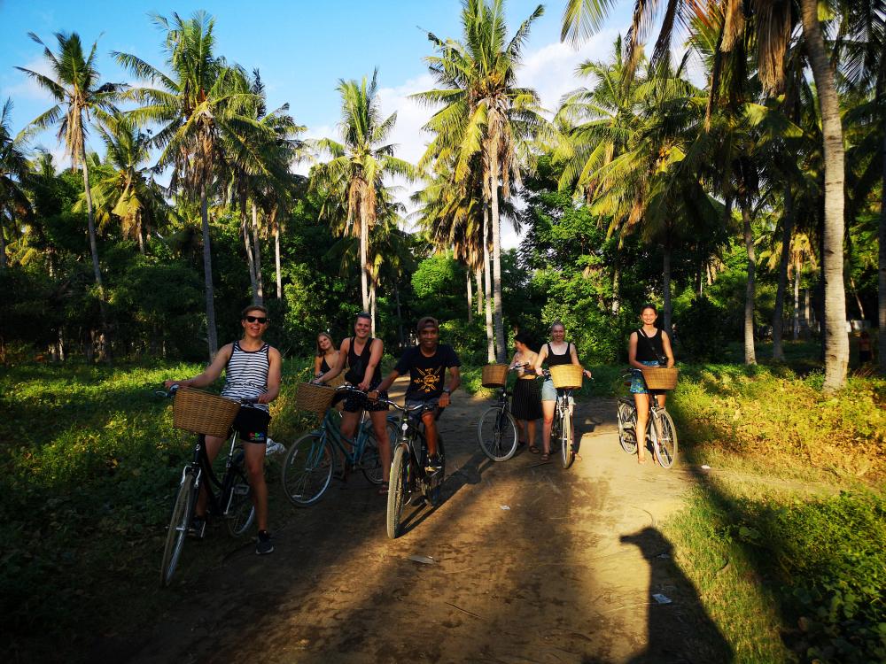 Cykling på Gili