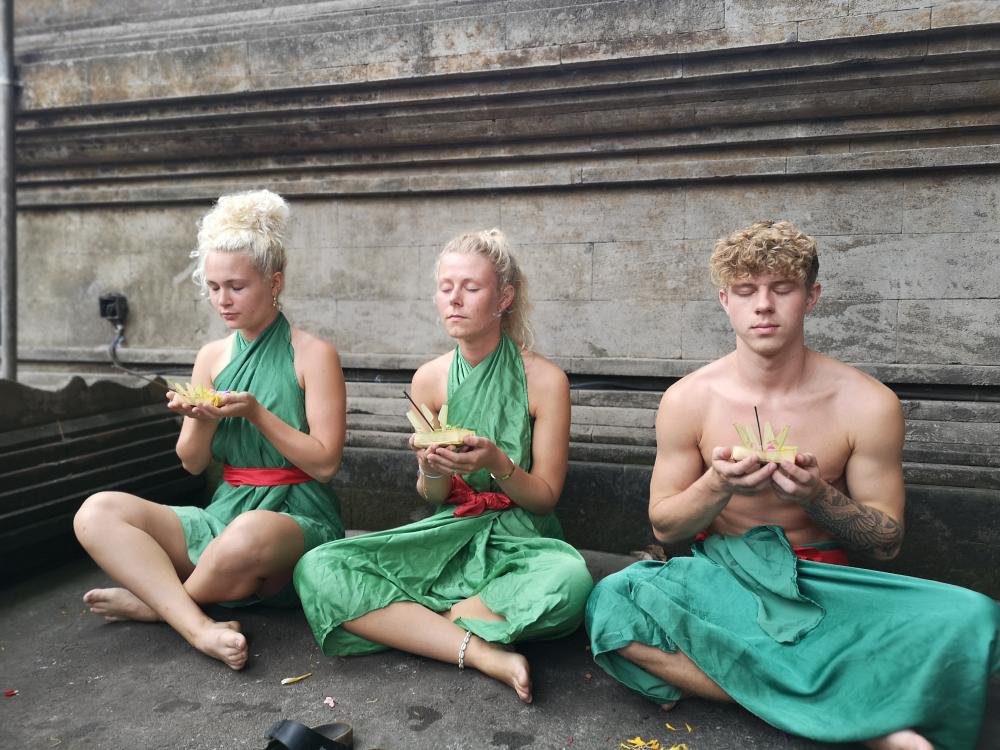 Tempelbesök på Bali