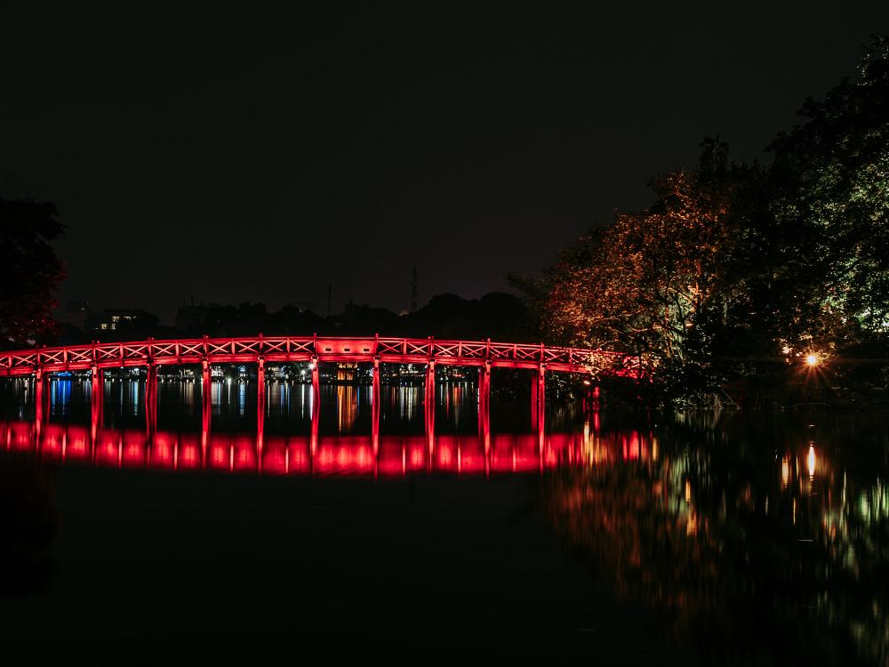Red bridge Hanoi