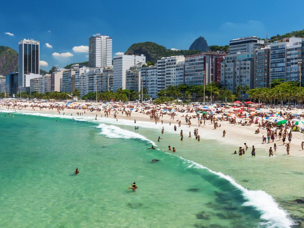 Rios berömda strand Cobacabana