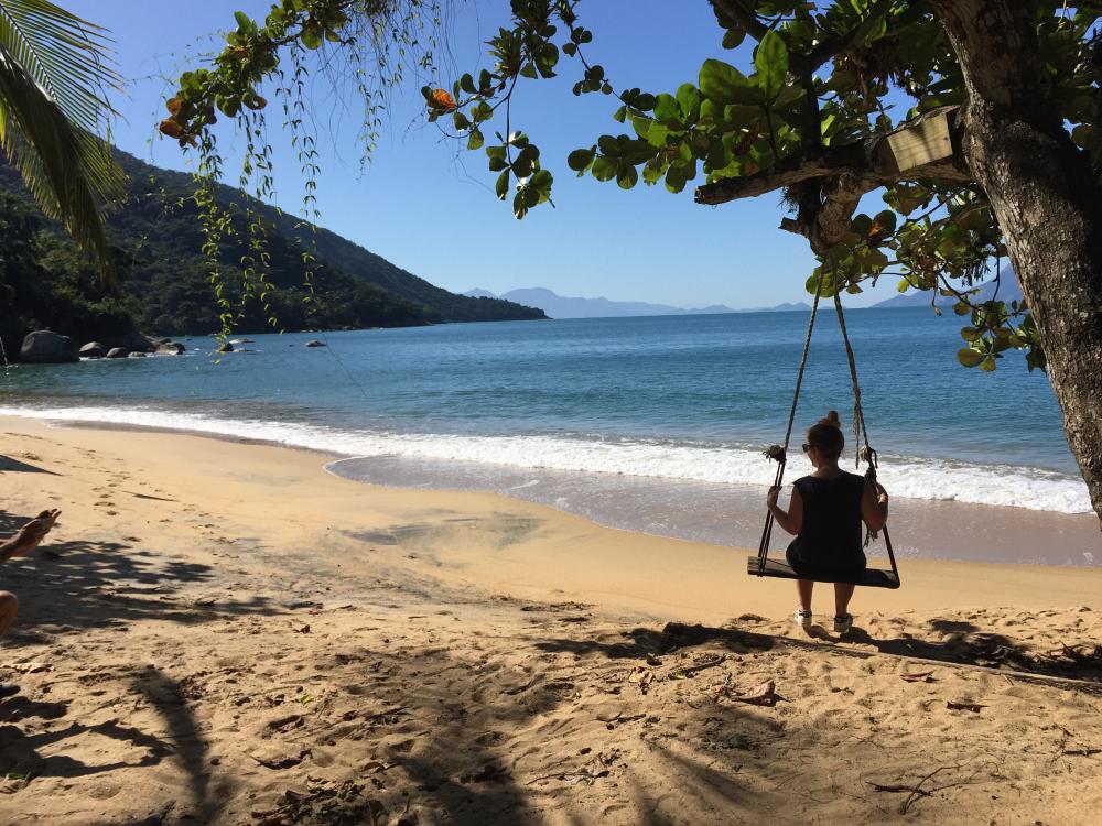 Vackra stränder på Ilha Grande
