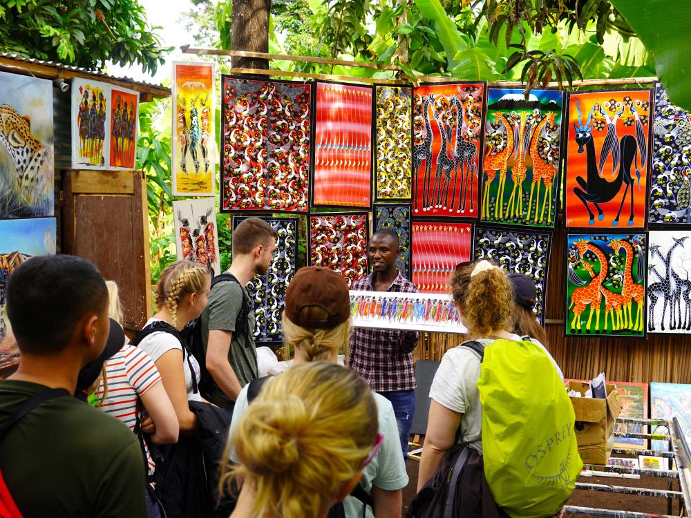 Shopping före hemresan