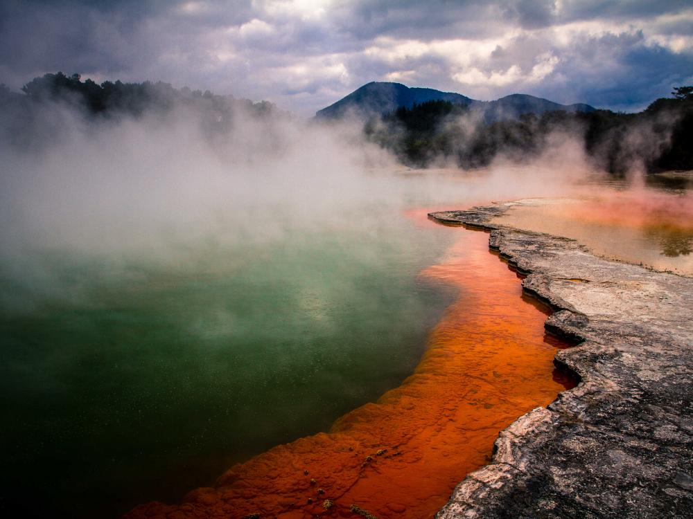 Wai-o-tapu termiska källor