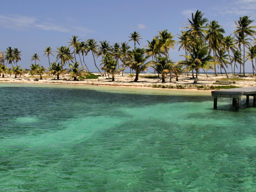 Smuk strand i Belize