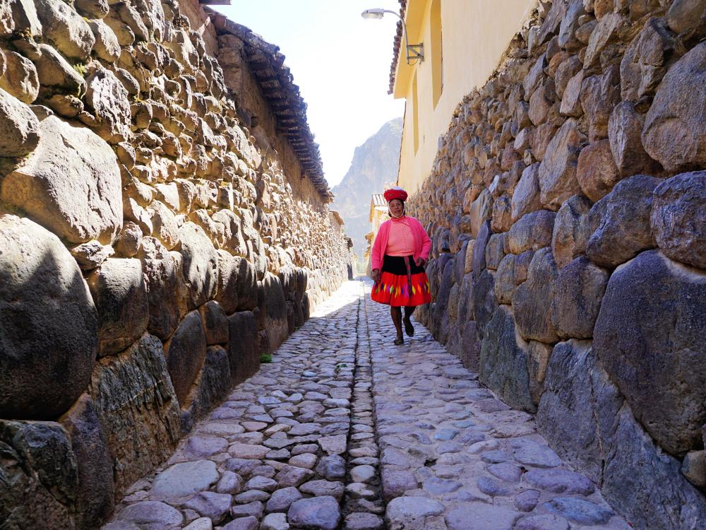 Gamla gator i Cusco