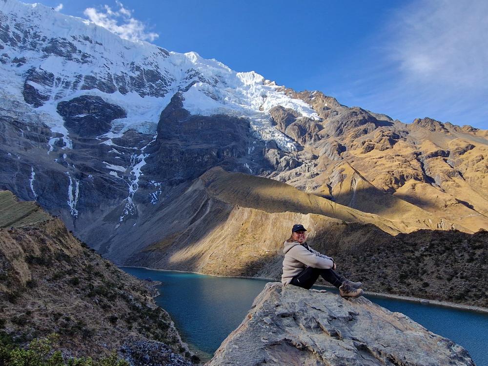 Vackert landskap på Salkantay Trail