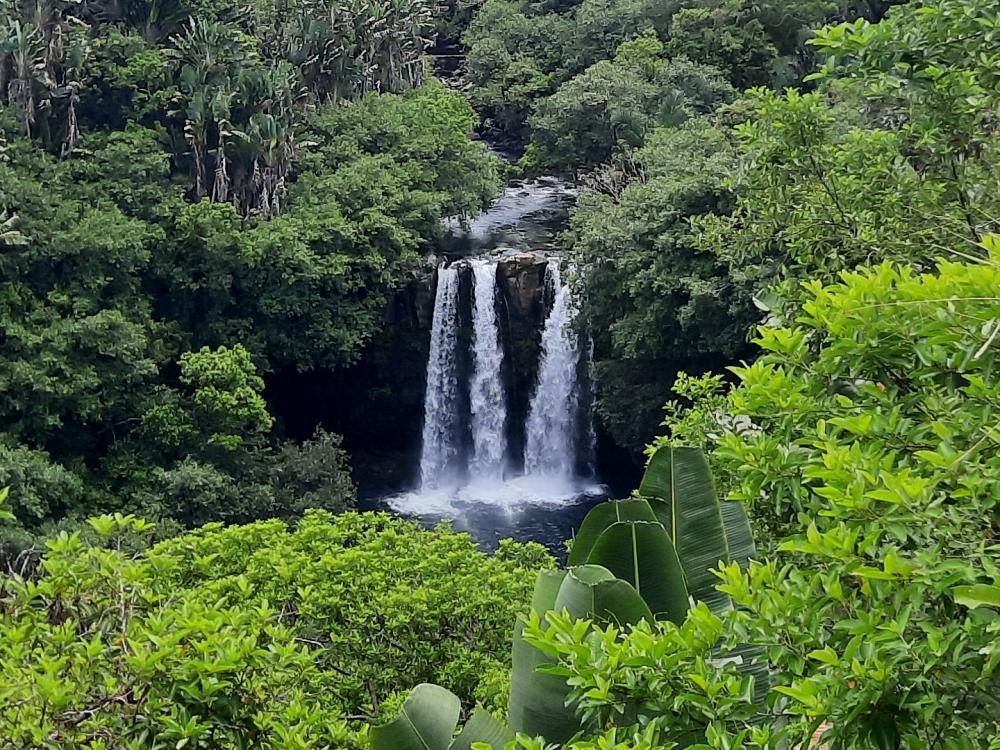 Chamaral-vattenfallet på Mauritius