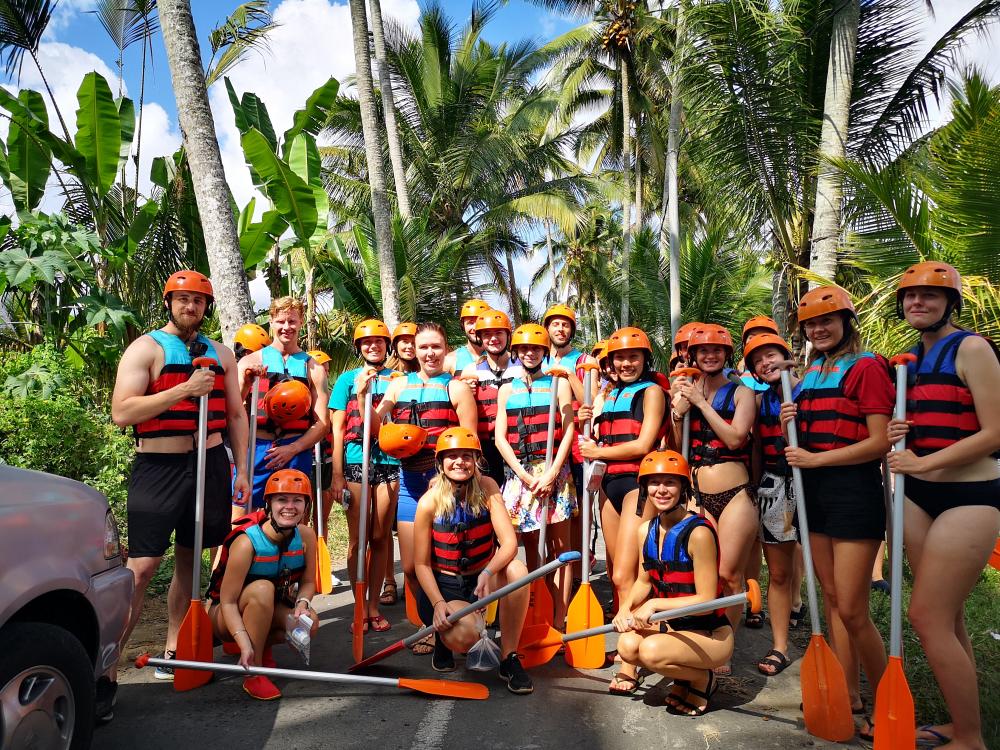 Redo för rafting