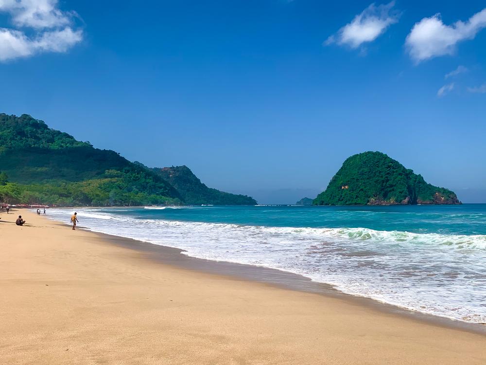 Vacker Red Beach
