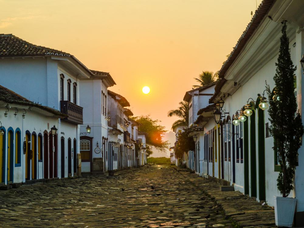 Färgstarka gator i Paraty 