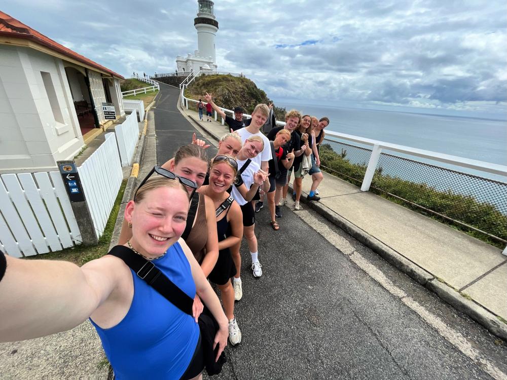 The lighthouse i Byron Bay