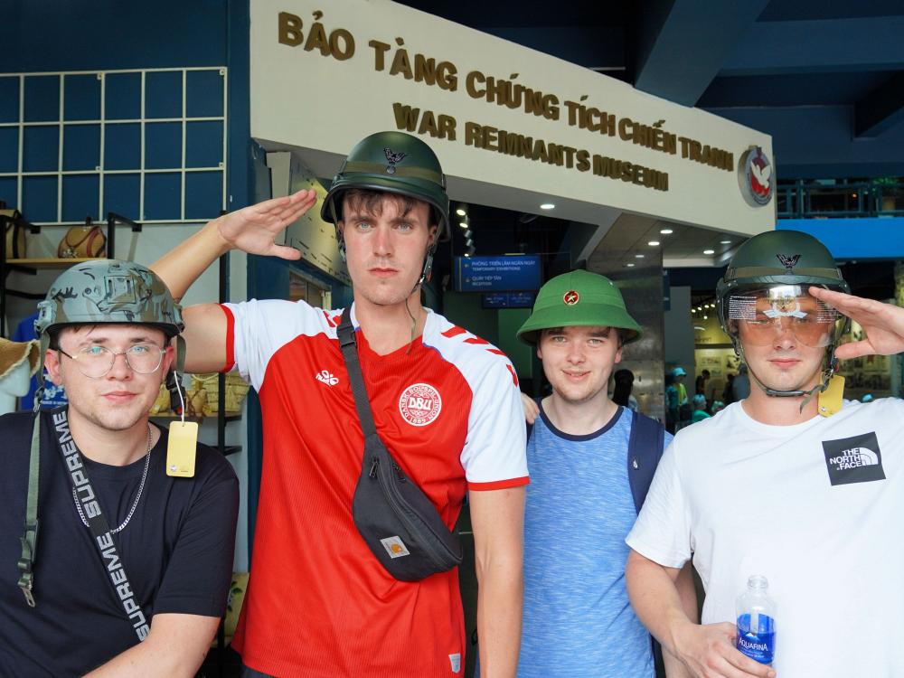 På krigsmuseum i Saigon