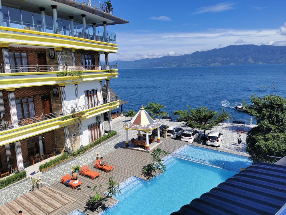 Hotell vid Lake Toba