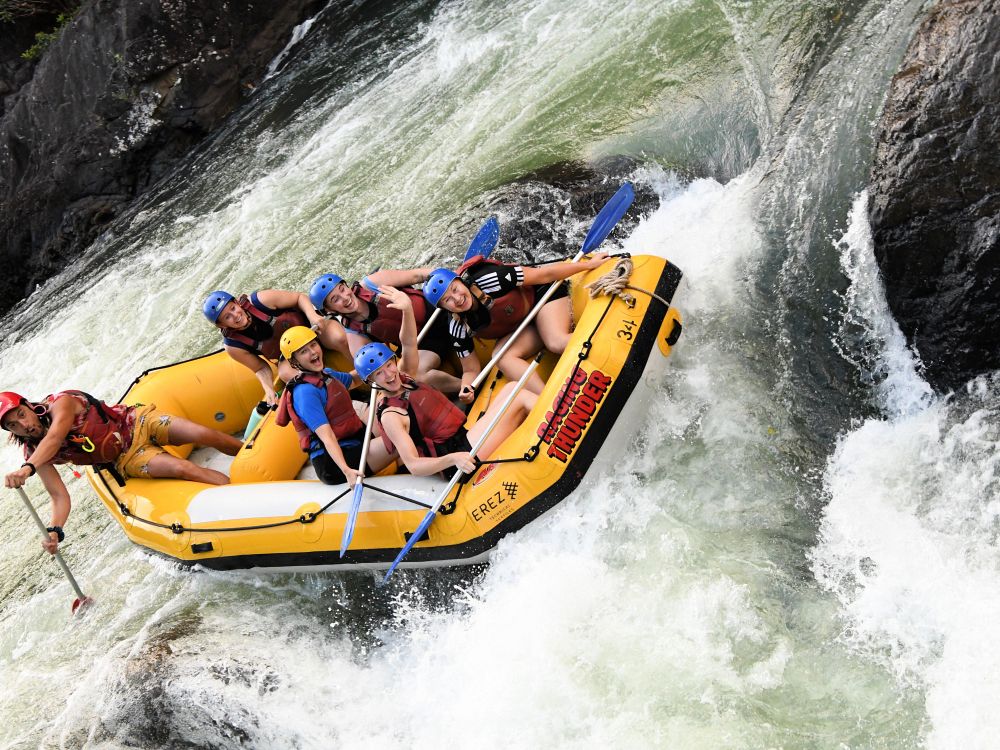 Rafting på Tully floden