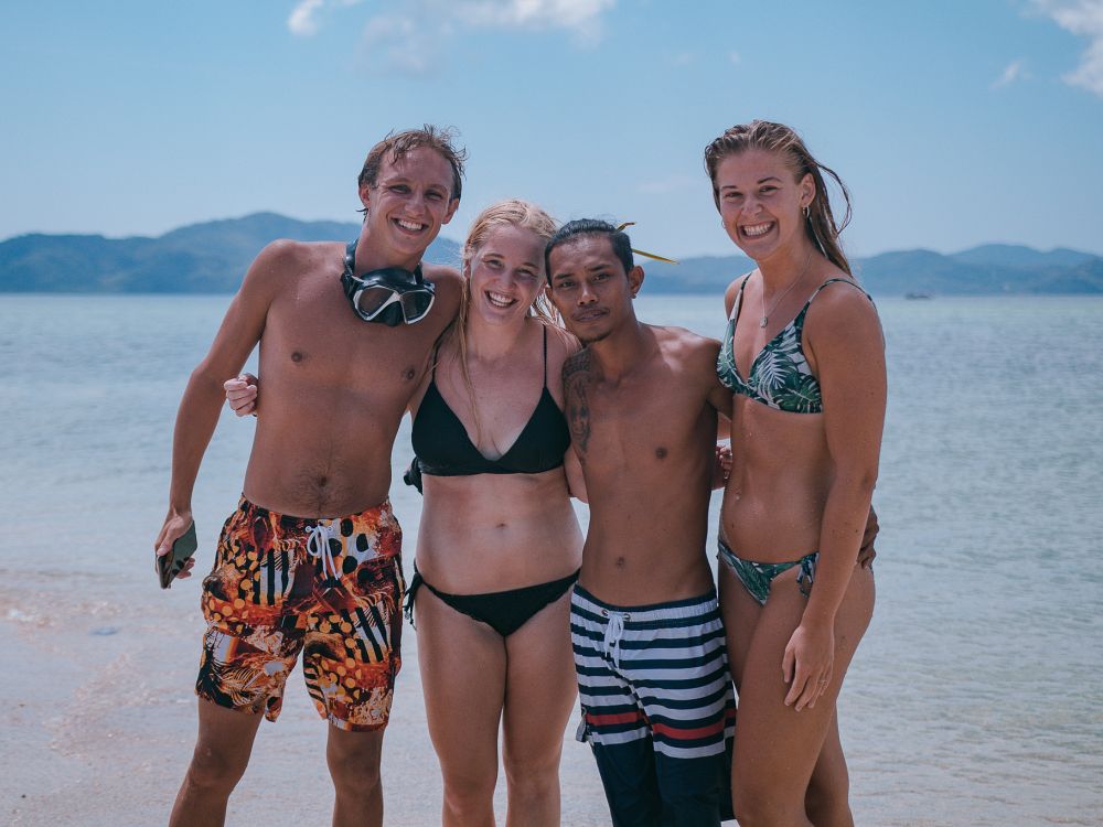 Ha roligt på stranden