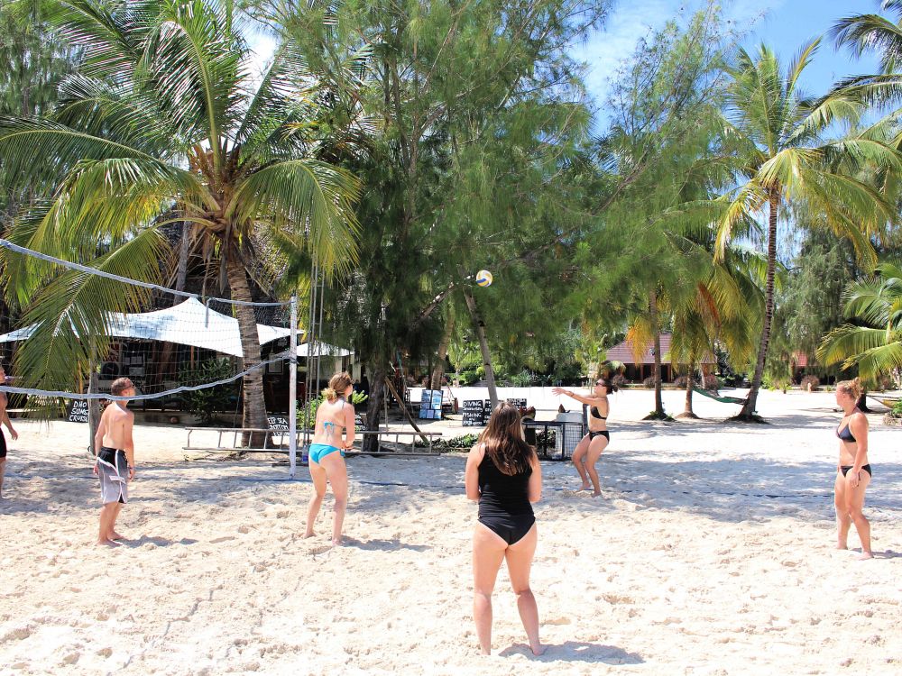 Strandvolleyboll i Kendwa