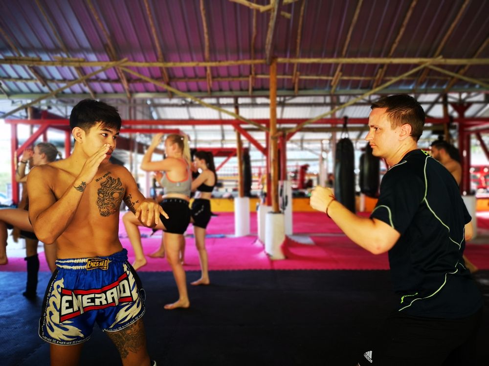 Lektion i thaiboxning