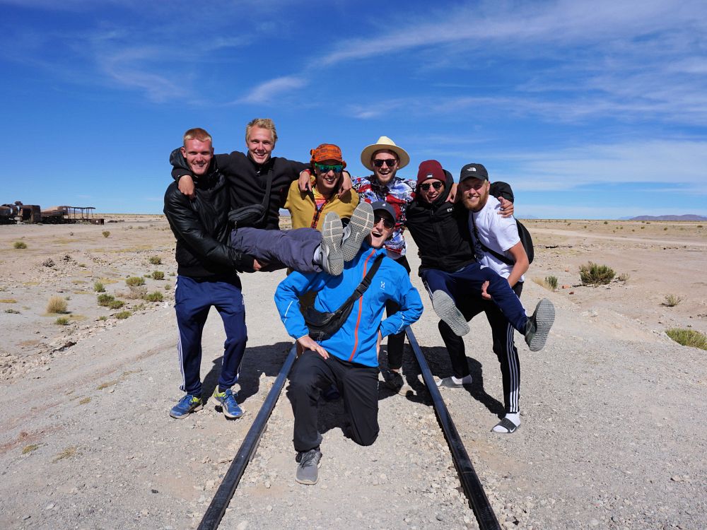 Tågkyrkogården i Bolivia