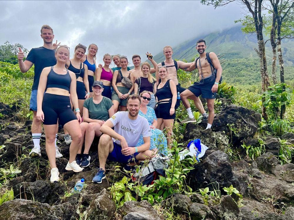 Vandring till Arenal-vulkanen