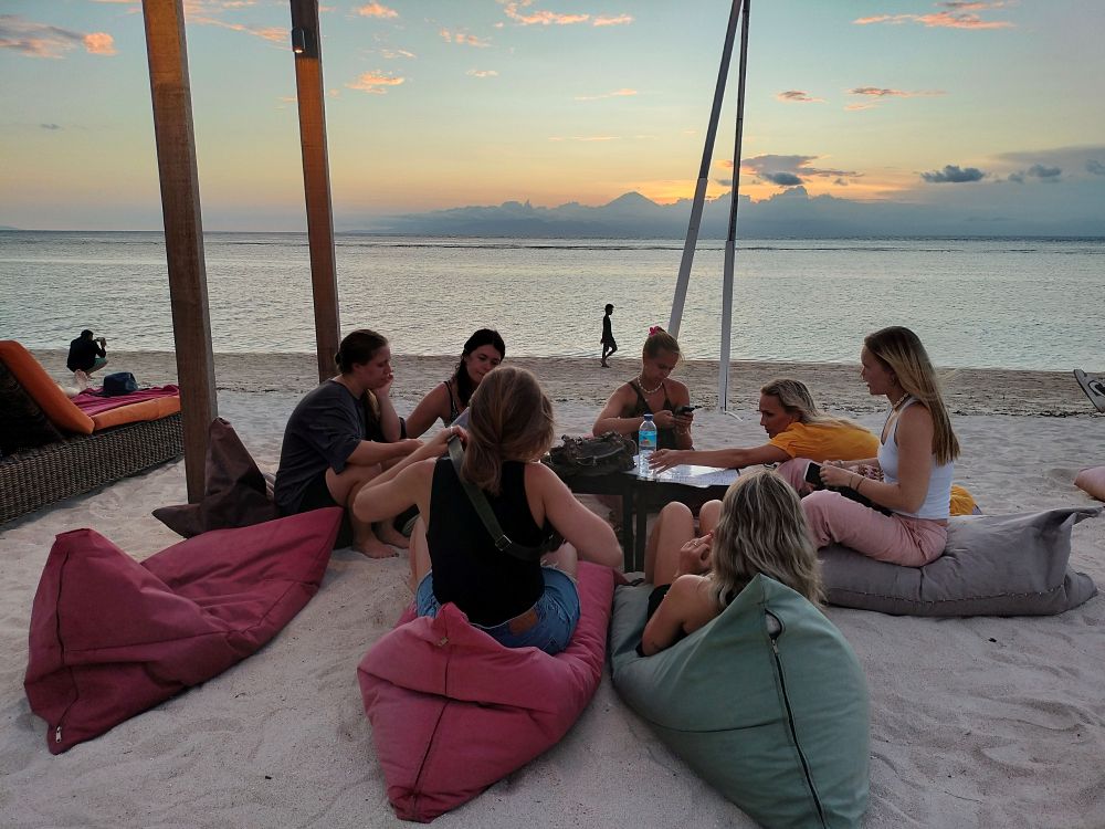 Strandbar på Giliöarna