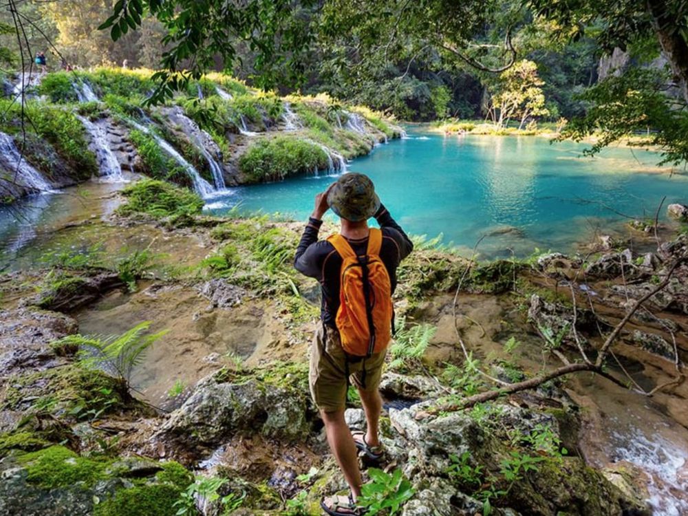 Naturliga pooler i Semuc Champey