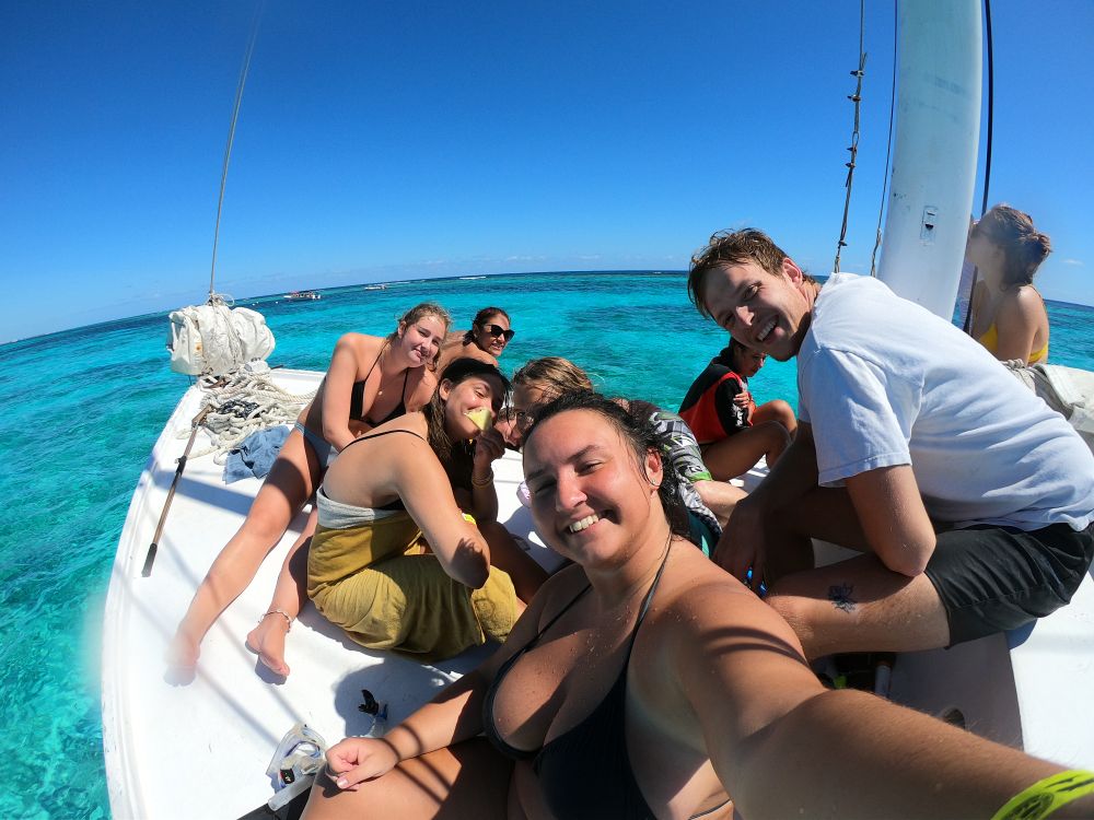 Till havs i Belize