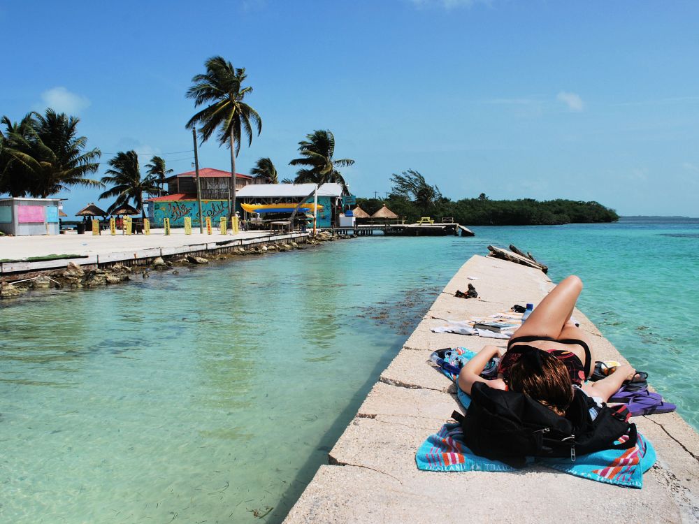 Avkoppling på Ambergris Caye
