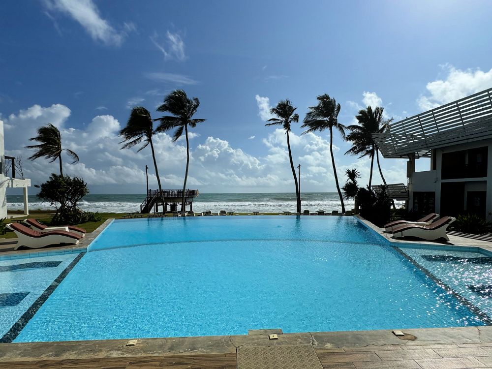 Strandhotell i Hikkaduwa
