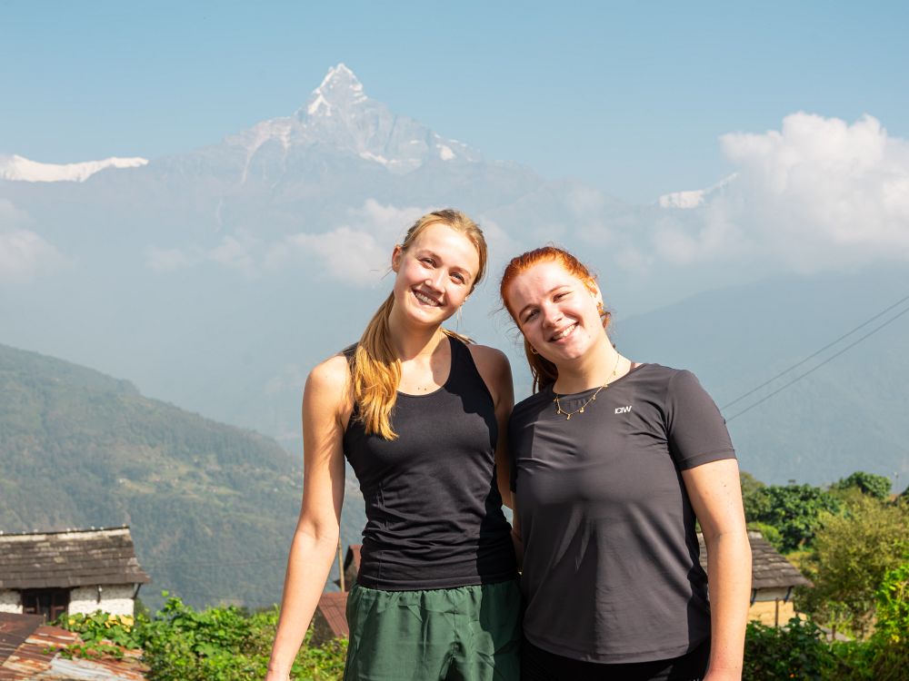 Utsikt över Annapurna