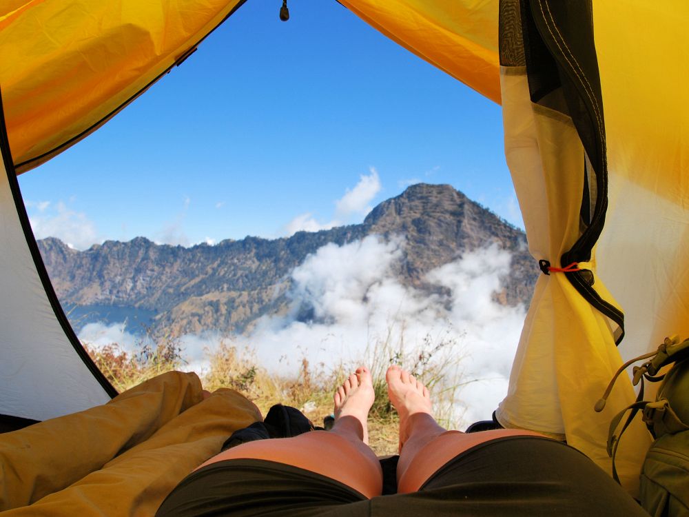 En natt på Rinjani
