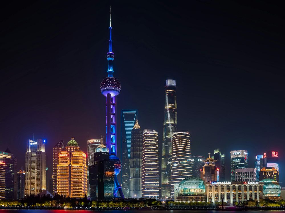 Shanghais vilda skyline