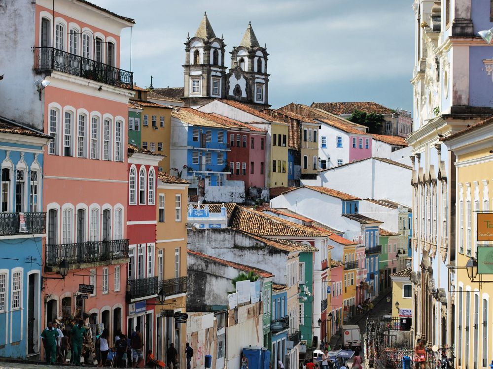 Besök färgglada Salvador de Bahia