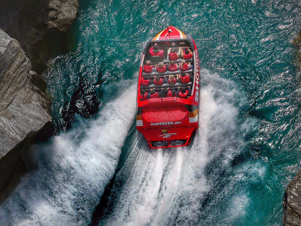 Jetboat i Queenstown