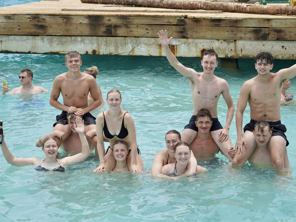 Strandliv i Belize