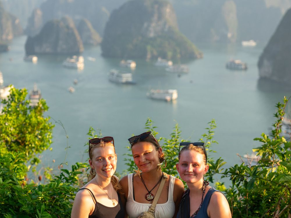 Halongbukten i Vietnam