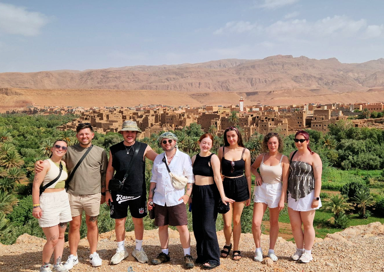 Ouarzazate vid Atlasbergen