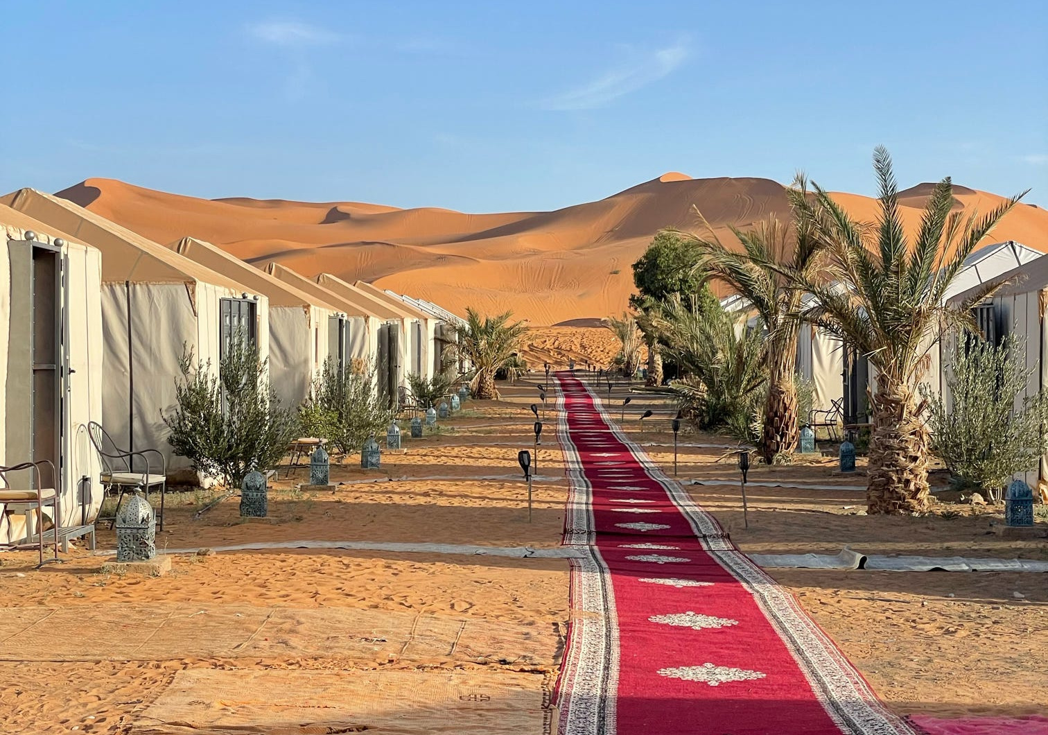 Glamping i Sahara