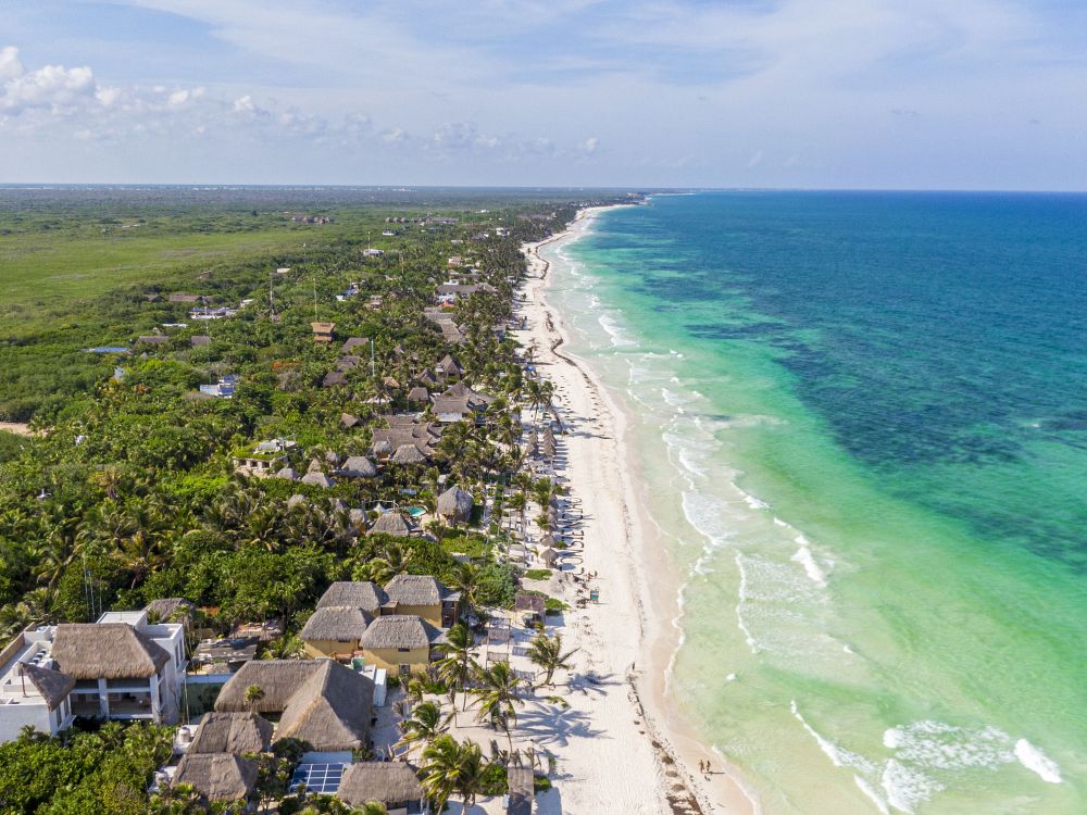 Strandparadis i Mexiko