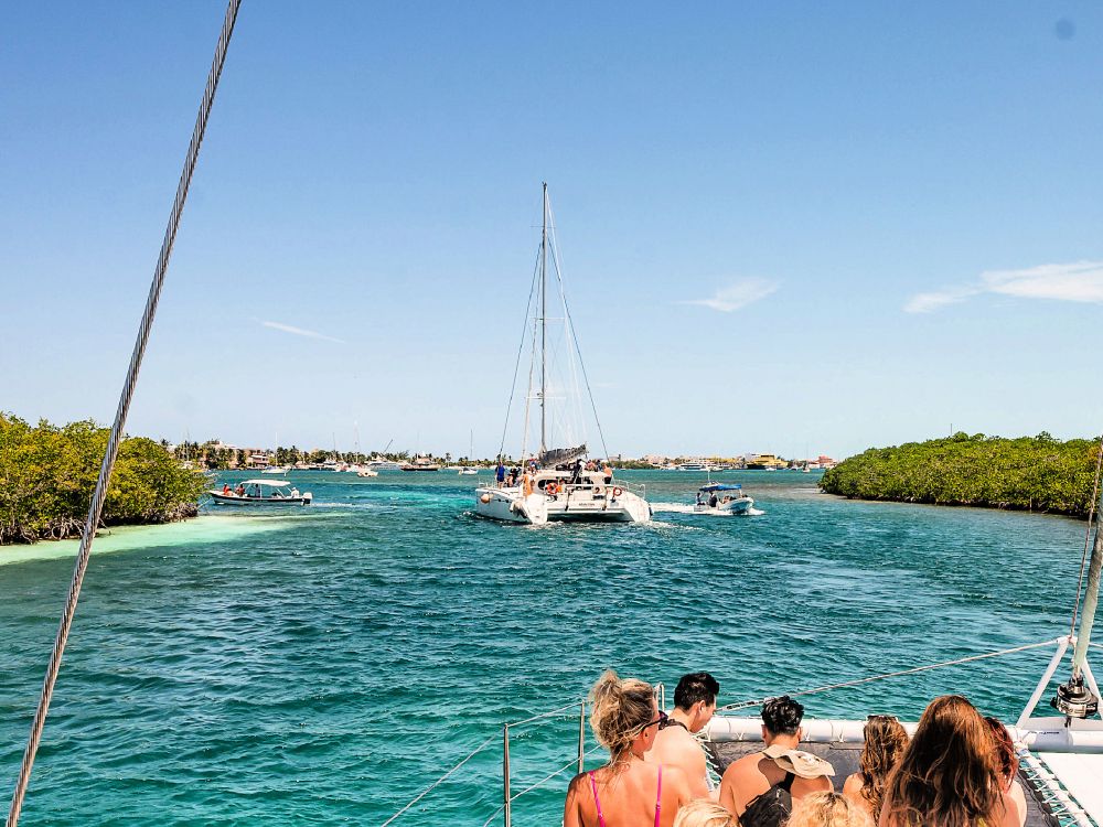 Katamarankryssning på Karibiska havet
