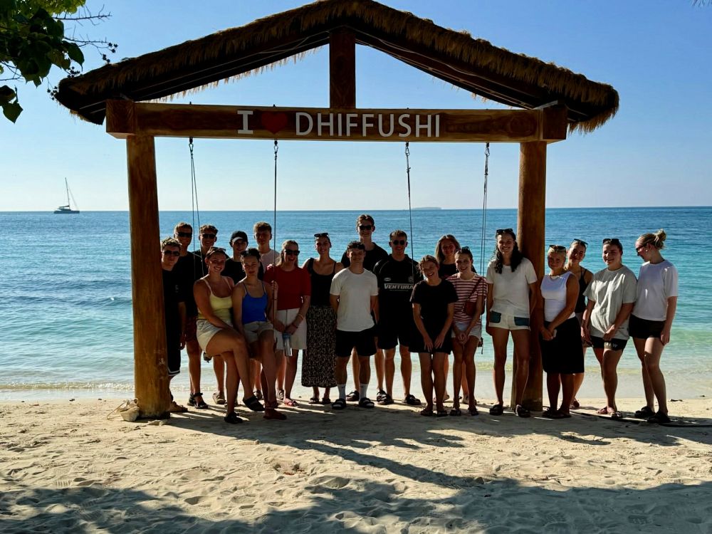 Vackra stränder på Maldiverna