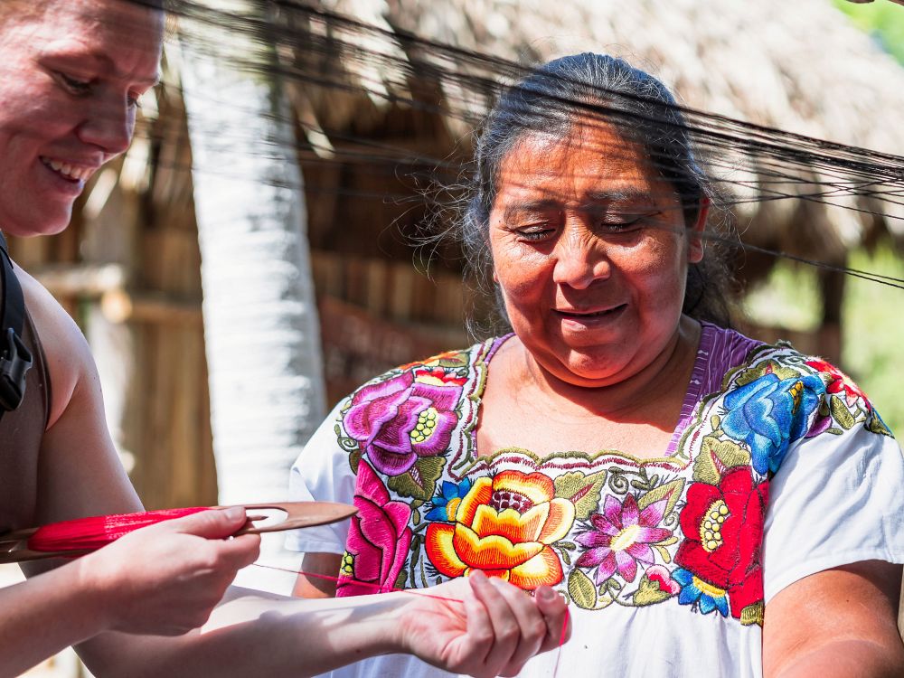 Hängmattevävning i Nuevo Durango