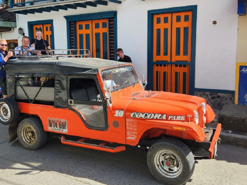 Jeeptur till molnskog