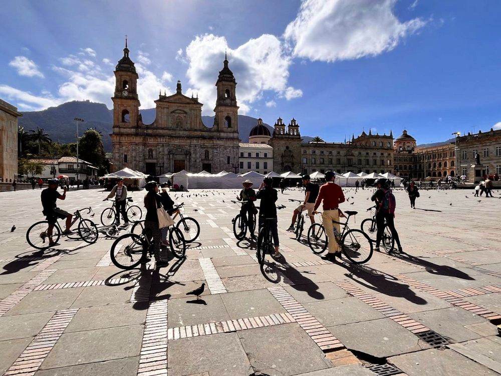 Sightseeing på cykel i Bogotá