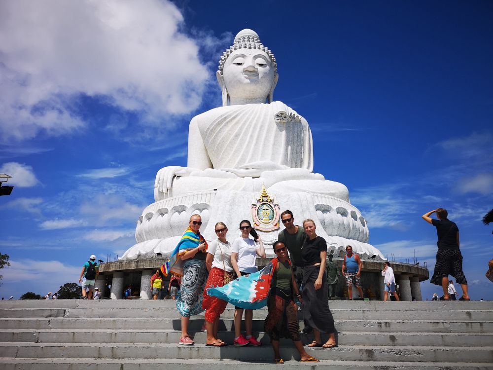 Utsikt över Phuket från Big Buddha